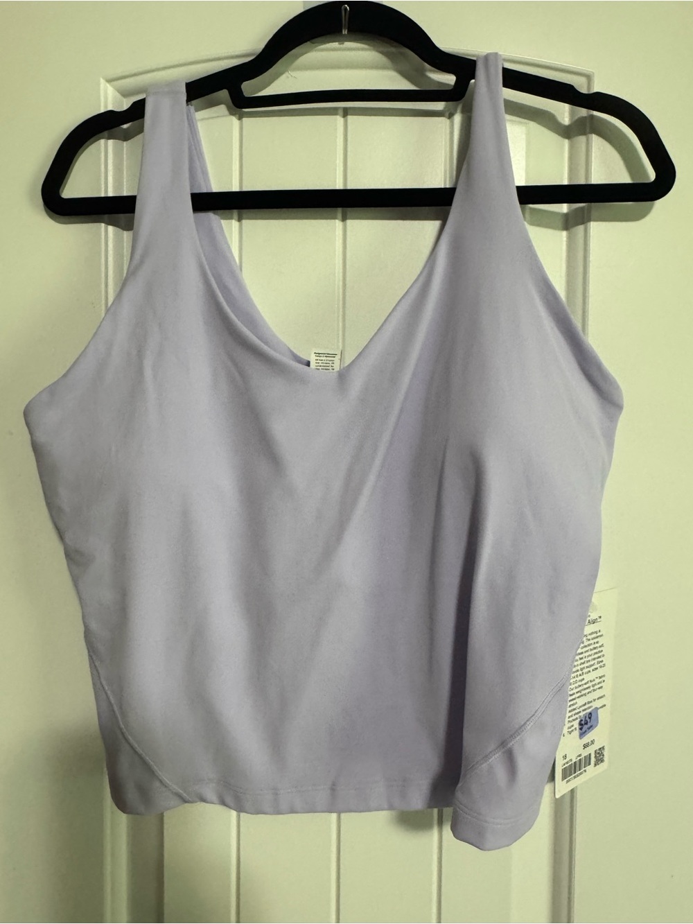 lululemon athletica Lavender frost align Tank NWT SZ 18